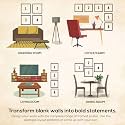 NoWorries Boho Diamond Shape Wall Painting Set