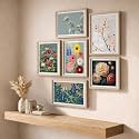 NoWorries Floral Botanical Wall Painting Set of