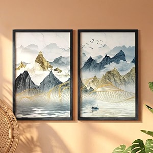 NoWorries Hills Scenery Wall framed paintings for