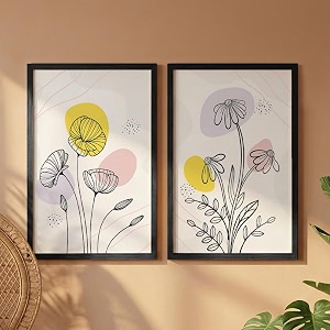 NoWorries Paintings for living room Frames for