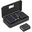 NP-W126 (1600mA) Camera Battery Multifunctional Charger Set (Including Two Batteries) Compatible with Fuji FinePix HS30EXR/HS33EXR/HS35EXR/HS50EXR, X-A1/A3/E1/E2/E2S/M1/PRO1/PRO2/T1/T2/T20/X100F