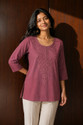 NPApparels Women Embroidered Straight Kurta