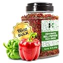NPG Dried Red &amp; Green Bell Pepper Mix 16 Oz, Dried Bell Pepper Flakes