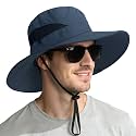 NPQQUAN Sun Hats for Men Women Wide Brim UPF 50+ UV Protection Bucket Hat