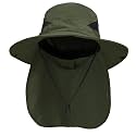 NPQQUAN Sun Hats for Men Women with Neck Flap UPF 50+ UV Protection