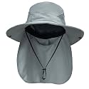 NPQQUAN Sun Hats for Men Women with Neck Flap UPF 50+ UV Protection
