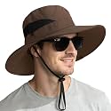 NPQQUAN Sun Hats for Men Women Wide Brim UPF 50+ UV Protection Bucket Hat