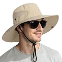 NPQQUAN Sun Hats for Men Women Wide Brim UPF 50+ UV Protection Bucket Hat