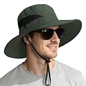 NPQQUAN Sun Hats for Men Women Wide Brim UPF 50+ UV Protection Bucket Hat