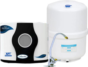 npt purification system pa0075 2500 l ro  uv  uf  tds control water purifier white black