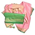 NR Handloom | Women's Cotton Linen Slub Saree with Contrast Unstitched Blouse Piece and Zari Border &amp; Pallu_Free Size_Variation_