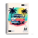 NRP Spiral A4 Notebook Unruled 70 GSM BILT PAPER 500 Pages