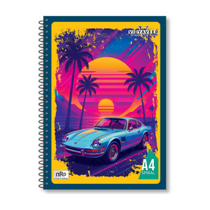 NRP VIDYAVEER Spiral A4 Notebook Single Line