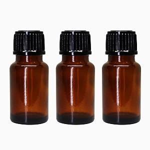 nsb herbals 10 ML Amber Round Empty