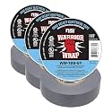 NSI Industries WarriorWrap Select 3/4 in. x 60 ft. 7 mil Vinyl Electrical Tape, Gray (WW-722-GY) (Pack of 3)