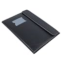 Leather Document File Folder Executive Folder for Certificate A4 Size Document Organizer Sleeve File for Office, Home, Banks, Professionals (Black, 30 Slevee (Pack 1))