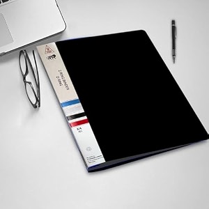 2d a4 size ring binder file black pack of 4