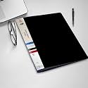 2D Ring Binder File|Your's Favourite Ring Binder File for Documents,Projects &amp; Certificates, 2D A4 Size Tough &amp; Durable A4 Size Ring Binder Box (Black, Pack of 4)