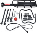 NSV Cycle Carrier Aluminum Alloy Adjustable Rear Rack 110 Lbs Capacity Aluminium  Bicycle Carrier