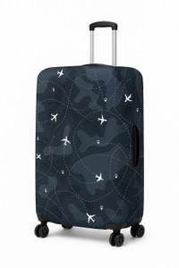 NT Creation Printed Travel Suitcase Trolley Bag