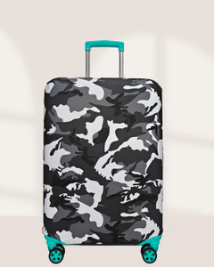 NT Creation Printed Travel Suitcase Trolley Bag