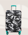 NT Creation Printed Travel Suitcase Trolley Bag Covar (Protector) - Scratch & Dust Proof Stretchable & Scratchproof , Reusable And Washable, Durable Fabric. Luggage Cover