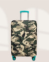 NT Creation Printed Travel Suitcase Trolley Bag Covar (Protector) - Scratch & Dust Proof Stretchable & Scratchproof , Reusable And Washable, Durable Fabric. Luggage Cover