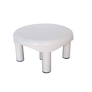 nt-star plastic bathroom stool round  diameter 30 cm beige
