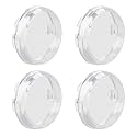 NTHREEAUTO 4PCS Clear Bullet Turn Signals Lens Cover Compatible with Harley Sportster Dyna Road King Street Glide Softail Fatboy