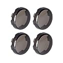 NTHREEAUTO Smoked Bullet Turn Signal Light Lens Cover Compatible with Harley Davidson Sportster Street Glide Road King Softail, Qty 4