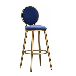 crafter decor bar stool for counter kitchen bar stools upholstered counter height stools with backrest kitchen barstools for kitchen counter breakfast home 45 cm blue