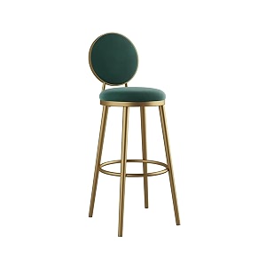 crafter decor bar stool for counter kitchen bar stools upholstered counter height stools with backrest kitchen barstools for kitchen counter breakfast home 55 cm green