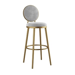 crafter decor bar stool for counter kitchen bar stools upholstered counter height stools with backrest kitchen barstools for kitchen counter breakfast home 65 cm white
