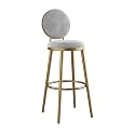 Crafter Decor Bar Stool for Counter Kitchen Bar stools Upholstered Counter Height Stools with Backrest Kitchen Barstools for Kitchen Counter Breakfast Home (65 cm, White)