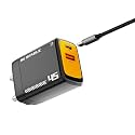 Nu Republic Cybotron 45W GaN Dual Port Wall Charger with Cable USB-C PD + USB-A QC 3.0 | PowerBlitz superfast Charging | Compatible with MacBook, Type-C Laptops, iPhone, Samsung, OnePlus, Realme Black