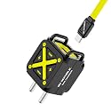 Nu Republic Cybotron Cube 45W GaN Charger, Dual Output Type-C &amp; USB-A, PD PPS Fast Charging, with Cable, for Type c Devices, Black/Yellow