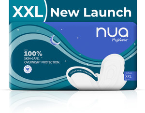 Nua MyWave Night XXL Sanitary Pads for