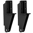 Nuanchu 2 Pack Screen Door Closer Bracket Storm Jamb Plastic Mount, Black