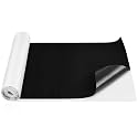 Nuanchu 22 Sq Ft Self Adhesive Underfelt Carpet 16 x 195 in, Black