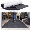 Nuanchu 3 ft x 50 ft Adhesive Backed Floor Mat，Grippy Entrance Mat, Black