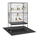 Nuanchu 30 x 36 Inch Large Bird Cage Mat, Under Pet Cage Floor Mat