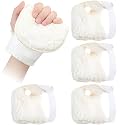 Nuanchu 4 Pcs Palm Protectors for Left Hand Finger Contracture Guard