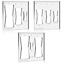 Nuanchu 9 in 3 Butterfly Router Templates for Woodworking Bowtie Router Jig Kit Decorative Jigs and Templates Butterfly Inlay Tools Accessories