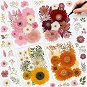 Nuanchu Dried Flowers Pressed for Crafts Resin Molds DIY, Large Sunflower