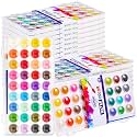Nuanchu Gifts Bulk Washable Watercolor Paint Kits, 20 Pack, 36 Colors