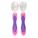 Nuby Stainless Steel Utensil - 2 Count