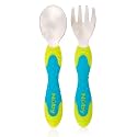 Nuby Stainless Steel Utensil - 2 Count