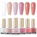 Nude Nail Polish Set, 6 Colors Vegan Regular Nail Polish Quick Dry