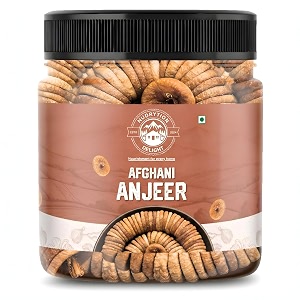 nudrytion delight afghan anjeer dry figs  naturally sweet  no added sugar  rich in fibre calcium amp iron  figs dry fruits 250gram