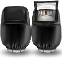 Nuenen 2 Pack 20lb Propane Tank Cover, Heavy Duty 600D Waterproof, Weather Resistant Black Tank Cover for RV Grill, Camping, Trailer, Outdoor Use